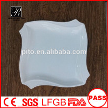 Factory price porcelain dinner plate square